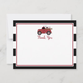 Vintage Feuerwaage Kinderdusche Danke Karte