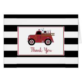 Vintage Feuerwache Kinderdusche Danke