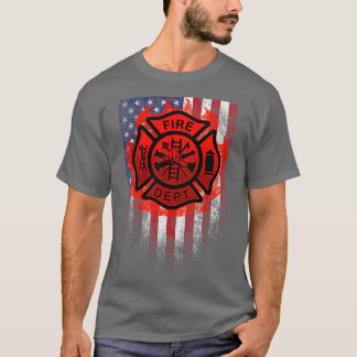 Vintage Feuerwehr T-Shirt
