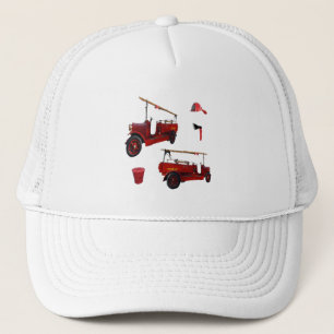 Vintage Feuerwehr Truckerkappe