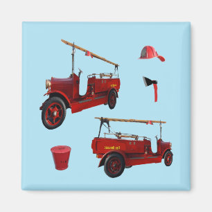 Vintage-Feuerwehrgeräte, Magnet