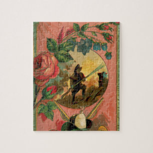 Vintage Feuerwehrkunst der 1880er Jahre