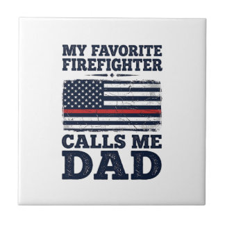 Vintage-Feuerwehrmann-Vater-Flag-Shirt-Design_1 Fliese