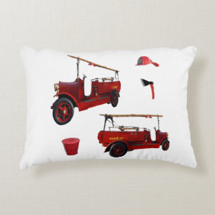 Vintage-Feuerwehrwagen-Axtkappe, Dekokissen