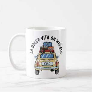 Vintage-Fiat-Auto Kaffeetasse