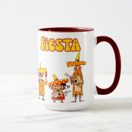Vintage Fiesta-Feier Tasse