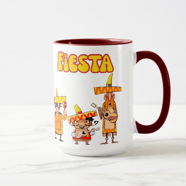 Vintage Fiesta-Feier Tasse (Rechts)