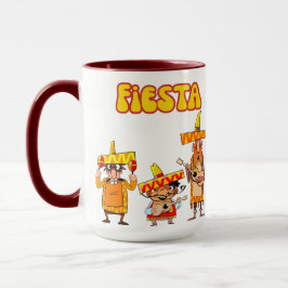 Vintage Fiesta-Feier Tasse