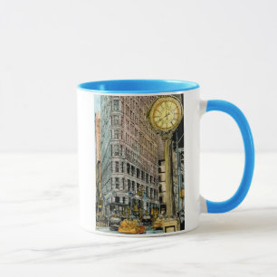 Vintage Fifth- Avenueuhr der Bestimmungsort-  Tasse