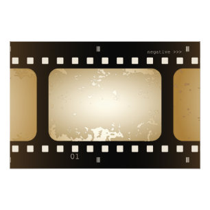 Vintage-Filmfotograf Filmstreifen Filmrolle Fotodruck