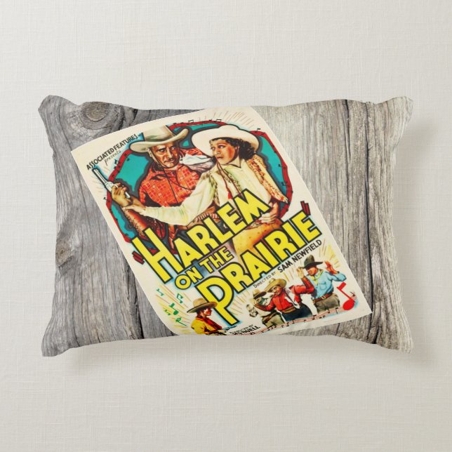 "Vintage Filmplakate" Dekokissen (Vorderseite)
