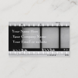 Vintage Filmstrip Geschäfts-Karte II Visitenkarte