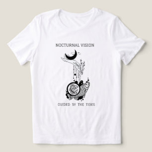 Vintage-Fische-Astrologie-Linienkunst Tri-Blend Shirt
