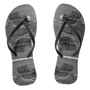 Vintage Fischfalle Alaska Yukon aus den USA Flip Flops
