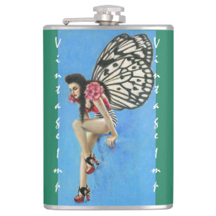 Vintage Flacon Enveloppé Rockabilly Imp