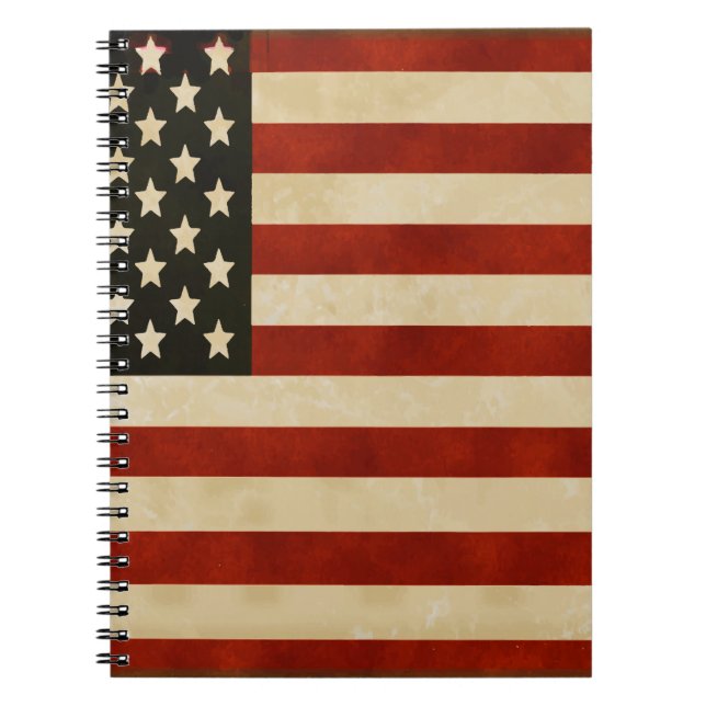 Vintage Flag GIFTS Notizblock (Vorderseite)