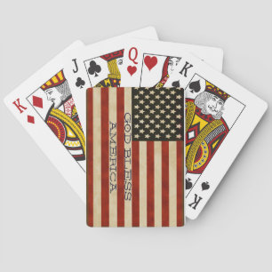 Vintage Flag GIFTS Spielkarten