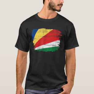 Vintage Flagge der Seychellen T-Shirt