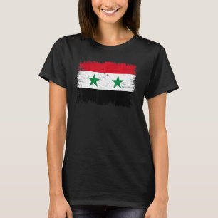Vintage-Flagge der Syrischen Arabischen Republik S T-Shirt