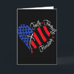 Vintage-Flagge der USA Glaube Familie Freiheit Pat Karte<br><div class="desc">Vintage-Flagge der USA Glaube Familie Freiheit Patriotisches Christliches</div>