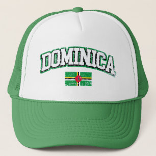 Vintage Flagge Dominicas Truckerkappe