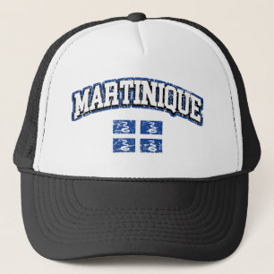 Vintage Flagge Martiniques Truckerkappe