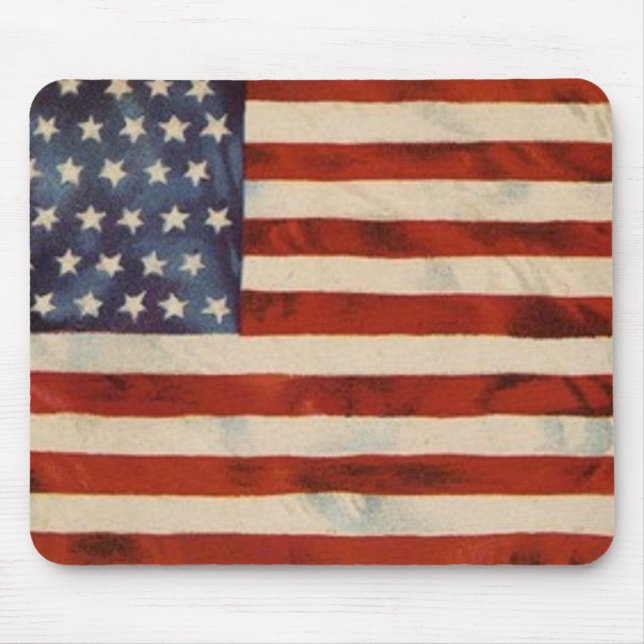 Vintage Flagge - Mousepad (Vorne)