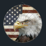 Vintage Flagge US USA mit amerikanischem Adler Dartscheibe<br><div class="desc">Vintage US-Flagge mit amerikanischem Adlerentwurf für einen perfekten Unabhängigkeitstag. 
Treten Sie mit mir bitte in Verbindung,  wenn Sie Hilfs- oder Zusammenbringeneinzelteile benötigen.</div>