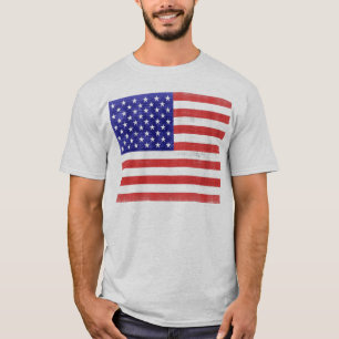 Vintage-Flagge Vereinigte Staaten T-Shirt