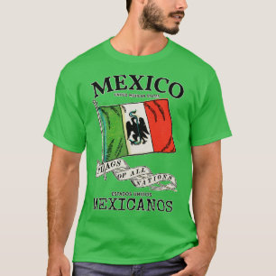 Vintage-Flagge von Mexiko T-Shirt