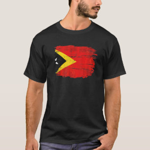 Vintage-Flagge von Timor-Leste T-Shirt