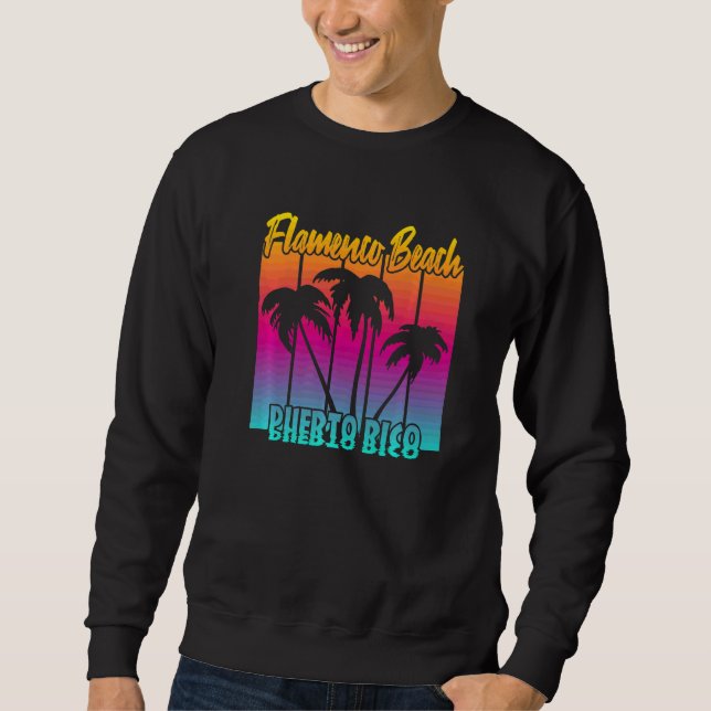 Vintage Flamenco Strand   Sweatshirt (Vorderseite)