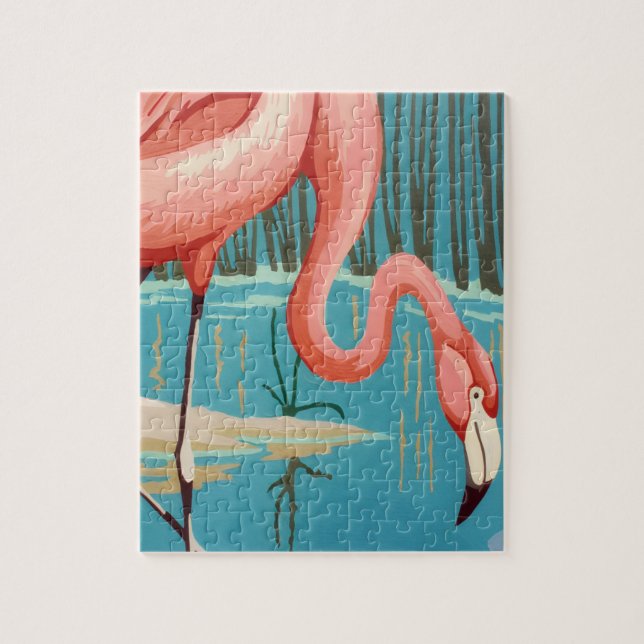 Vintage Flamingo (Vertikal)