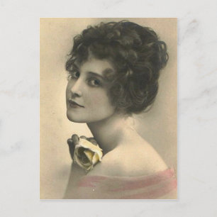vintage Flapper (343) Postkarte