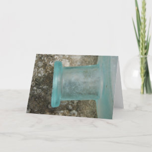 Vintage Flasche Karte