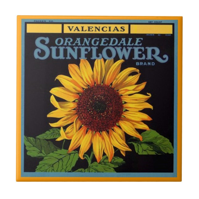 Vintage Fliese (Vorderseite)