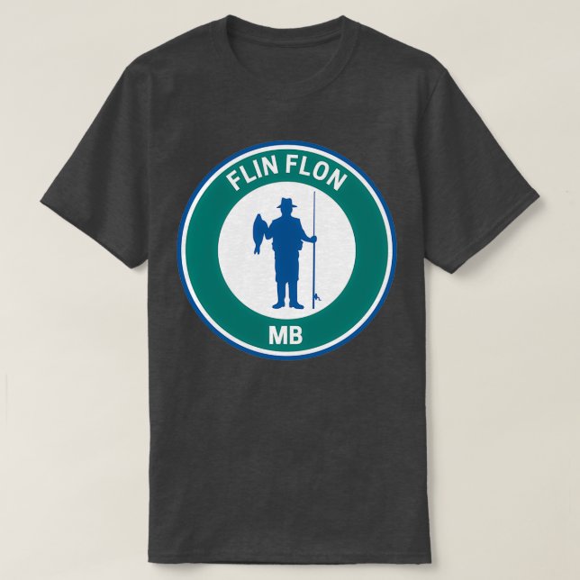 Vintage Flin Flon Manitoba T-Shirt (Design vorne)