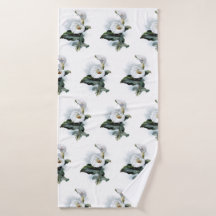 Vintage Flora Calla Lily Elegantes Badezimmer