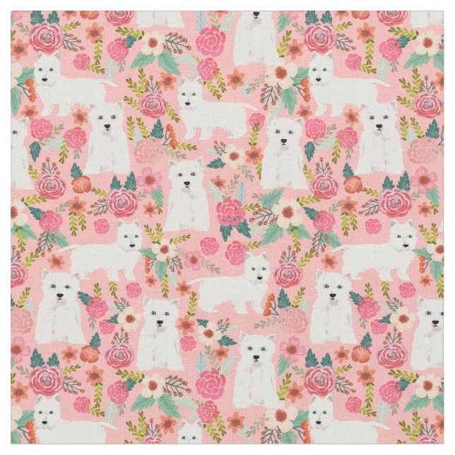 Vintage Flora pink Stoff (Nahaufnahme)