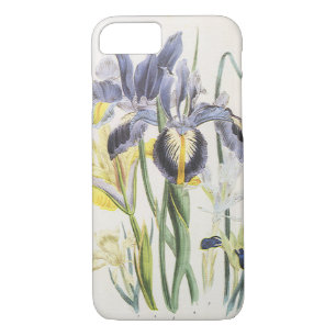 Vintage Floral Botanik, Garden Iris Blume Case-Mate iPhone Hülle