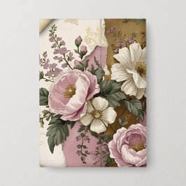 Vintage Floral - Button