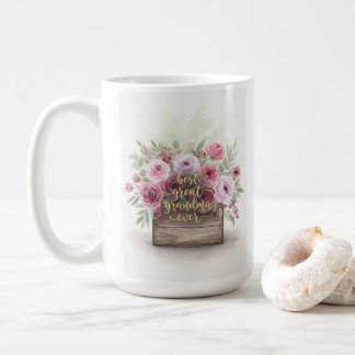 Vintage Floral Grandma Sentimental Gift Kaffeetasse