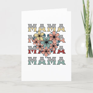 Vintage floral Mama Design Dankeskarte