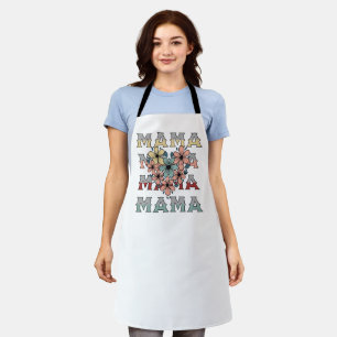 Vintage floral Mama Design Schürze