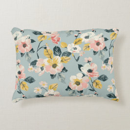 Vintage Floral Seamless Pattern Fabric Dekokissen