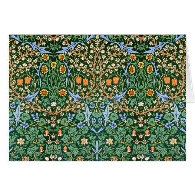 Vintage Floral William Morris Art (Devant Horizontal)