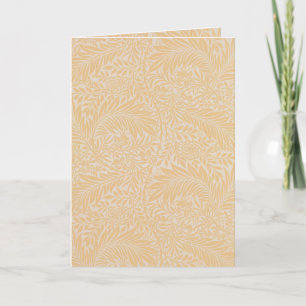 Vintage Floral William Morris Willow Bough Yellow Karte