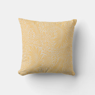 Vintage Floral William Morris Willow Bough Yellow Kissen