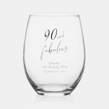 Vintage florale 90. Geburtstagsparty