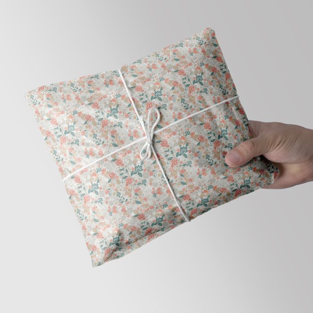 Vintage florale Blume Nahtloses Muster Seidenpapier (Von Creator hochgeladen)